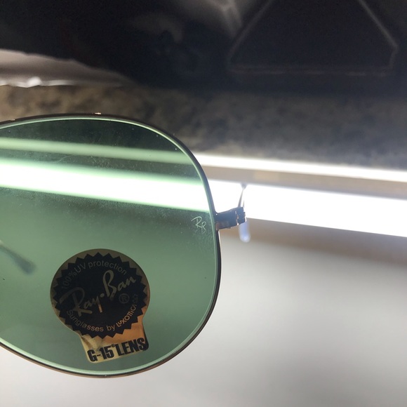 New Rayban classic Aviator RB 3025 gold with green - Picture 8 of 8